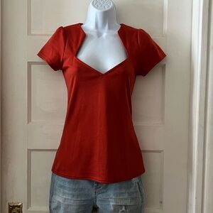 Steady clothing Sophia top in rust